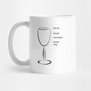 wine funny Modern Bar Cart Mug